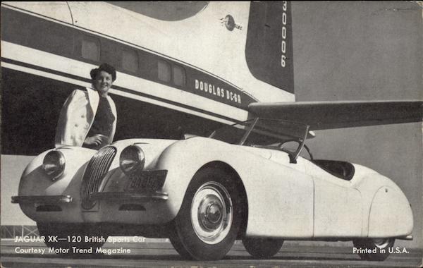 Jaguar XK-120 British Sports Car Cars
