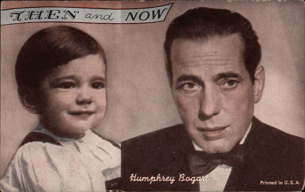 Humphrey Bogart - Then and Now Actors