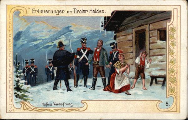 Erinnerungen an Tiroler Helden. Trade Cards