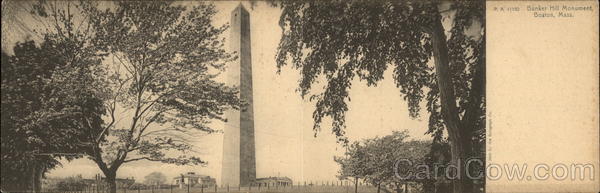 Bunker Hill Monument Boston Massachusetts