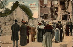 The War Scenes in Northern France Postcard