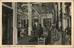 Roma, Class de Luxe, The Vestibule Postcard