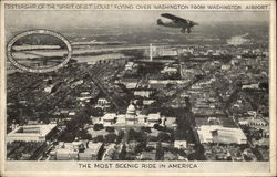 Flying over Washington DC District Of Columbia Postcard Postcard
