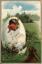 A Joyous Easter Postcard