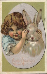 Easter Greetings Postcard