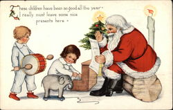These Children Have Been so Good All the Year I Really Must Leave Some Nice Presents Here Postcard