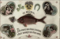 1er Avril, Devinez Qui Vous L'Envoie Vous Saurez Qui Vous Aime Postcard