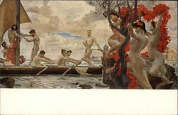 "Odysseus and the Sirens" - Nudes Postcard