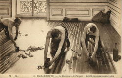 Caillebotte's Painting "Les Rabotteurs de Parquets" Postcard