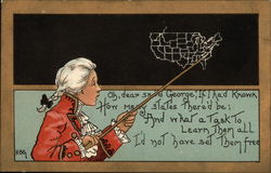 Oh, Dear Said George, "If I Had Known How Many States There'd be And What a Task to Learn Them All Postcard