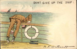Don't Give up the Ship Postcard
