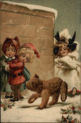 Children and Toys Postcard