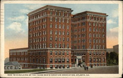 Twin Building of the Young Men's Christian Association Postcard