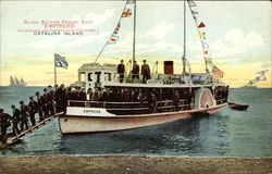 "Empress" - Glass Bottomed Power Boat Postcard