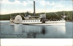 Alton-Bay, NH, Steamer Mount Washington Postcard