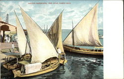 Native Sailboats, San Juan, Porto Rico Native Sailboats, San Juan, Porto Rico
