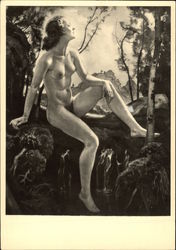 Nude "Najade an der Quelle" by Ernest Liebermann HDK Postcard