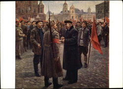 A Meeting with Lenin Postcard