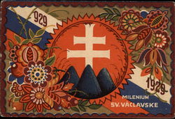 929 1929 Milenium Sv. Vaclavske Postcard