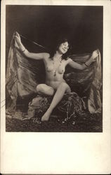 Nude Woman Seated with Shawl Nude Woman Seated with Shawl