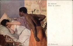 Za kulisami Entre les coulisses Postcard