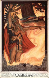 Wotan in a scene from Robert Wagner's opera Wotan in a scene from Robert Wagner's opera
