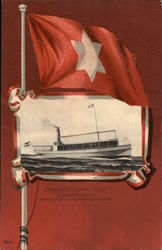 "Stephanie, Volosca, Siraly" - Cunard Line Steamer  Postcard