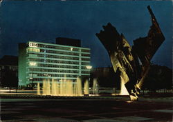 Berlin, Ernst Reuter Square Postcard