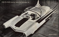 Ford FX-ATMOS American Sports Car, Ford Motor Co Arcade Card