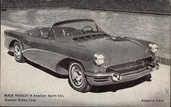 Buick Wildcat III American Sports Car Arcade Card