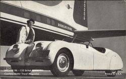 Jaguar XK-120 British Sports Car Arcade Card