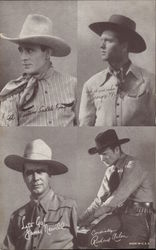 American Western Actors Arcade Card