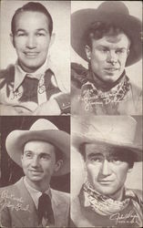 American Western Actors Arcade Card