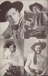 American Western Actors Arcade Card