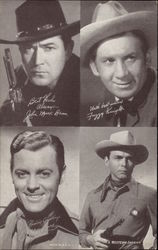 American Western Actors Arcade Card