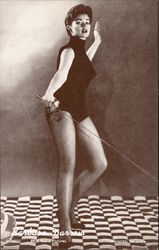 Barbara Darrow  - Fencing Actresses Arcade Card Arcade Card Arcade Card