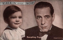 Humphrey Bogart - Then and Now Arcade Card