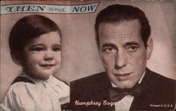 Humphrey Bogart - Then and Now Actors Arcade Card Arcade Card Arcade Card