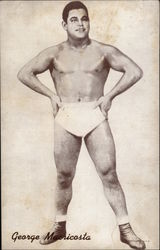 George Macricosta - Wrestler Arcade Card
