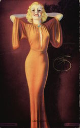 Lady in Red Arcade Card