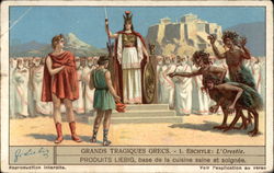 Grands Tragiques Grecs. 1. Eschyle: L'Orestie Advertising Trade Card Trade Card Trade Card