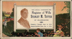 Register of Wills Stanley M. Yetter Blotter