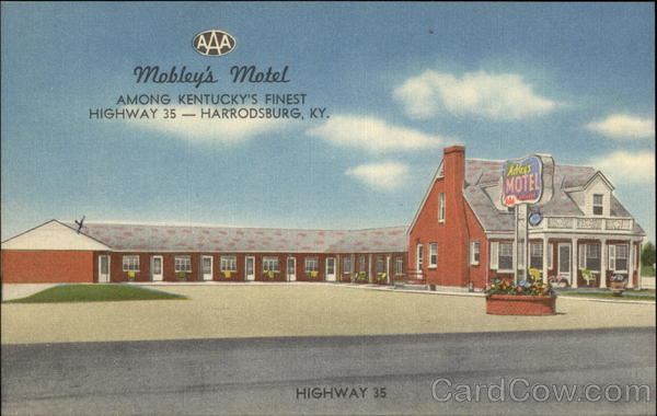 Mobley's Motel Harrodsburg Kentucky