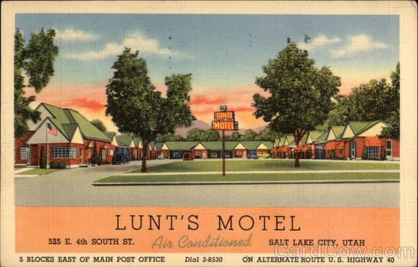 Lunt's Motel Salt Lake City Utah