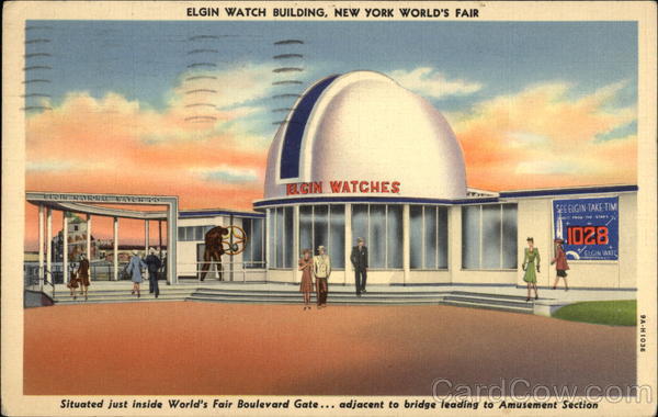Elgin Watch Building 1939 NY World's Fair