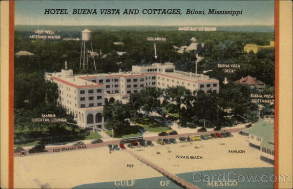 Hotel Buena Vista and Cottages Biloxi Mississippi