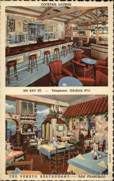The Veneto Restaurant San Francisco California