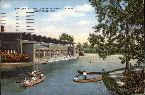 Pavilion on the Lake in Washington Park Milwaukee Wisconsin