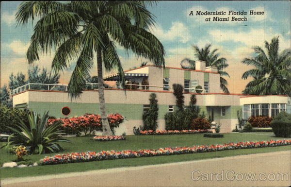 A Modernistic Florida Home Miami Beach
