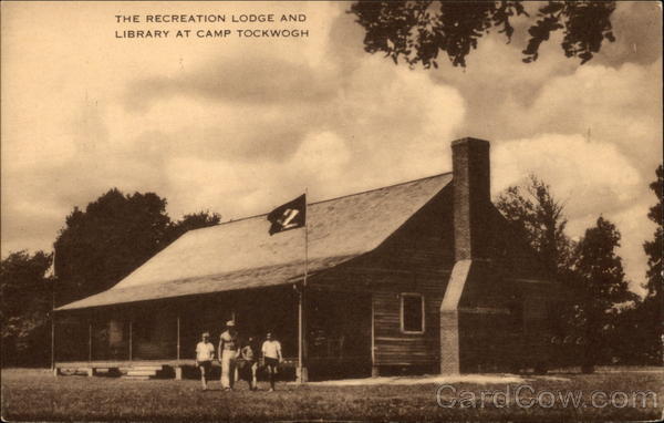 The Recreation Lodge and Libraray at Camp Tockwogh Worton Maryland